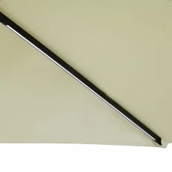 Sunnydaze Decor Sunnydaze Outdoor Steel Cantilever Offset Patio Umbrella With Solar LED Lights, Air Vent, Crank, And Base - 9' -Outdoor Decoration Store GUEST a9a2ffec 11a7 4542 8237 5f8302b3ec3a