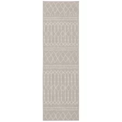 Paloma Primitive Geometric Patio Rug Gray/Ivory - Captiv8e Designs -Outdoor Decoration Store GUEST a9a7d0b8 e64e 426d a2c0 4c3d5d0f6eda