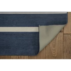 Lyerly Washable Outdoor Rug Navy/Ivory - Linon -Outdoor Decoration Store GUEST aa7f8853 f88e 4967 94fd 23398e391537