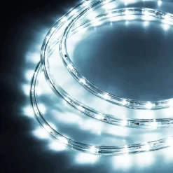 Costway 100' 2 Wire LED Rope Light Christmas Decorative Party In/Outdoor 110V Cool White -Outdoor Decoration Store GUEST abae1877 313e 4b2d a642 b287f0e40086