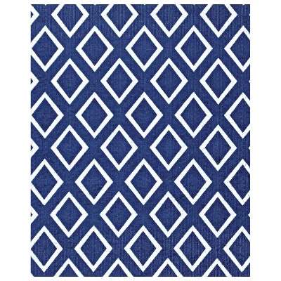 3pk Gemstone Indoor/Outdoor Rug Runner Mat Blue/White - Foss Floors 5 3pk Gemstone Indoor/Outdoor Rug Runner Mat Blue/White - Foss Floors - Image 3