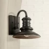 Generation Lighting Redding Station 9" Wide Bronze Outdoor Barn Light -Outdoor Decoration Store GUEST ac300168 62de 4097 a8ee 6b27c245d5c9