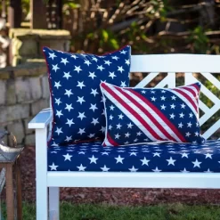 2pc Outdoor/Indoor Oversized Rectangular Throw Pillow Set Major Americana Red - Pillow Perfect -Outdoor Decoration Store GUEST acbfcb30 8251 4533 9363 fe31966302a1 1