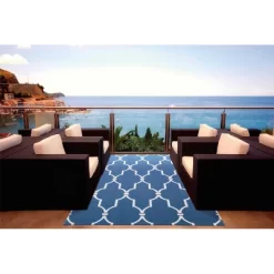 Nourison Home & Garden Aqua Indoor/Outdoor Area Rug