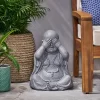 Harrod Outdoor See No Evil Monk Garden Statue - Stone Gray - Christopher Knight Home -Outdoor Decoration Store GUEST adbdbf4f ca73 4ef7 8a7a f03098664d47