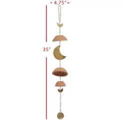 Moon Brass Terracotta & Metal Wall Hanging - Foreside Home & Garden -Outdoor Decoration Store GUEST ae976d66 7243 4b02 87ba b450255ed0c5