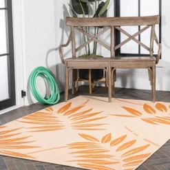 Havana Tropical Palm Leaf Indoor/Outdoor Area Rug - JONATHAN Y -Outdoor Decoration Store GUEST af8db074 a01e 4e1b a300 cbeaeebe1036