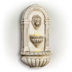 32" Resin Classical Walled Fountain With Lion Head And LED Lights Off-White - Alpine Corporation 10 32" Resin Classical Walled Fountain With Lion Head And LED Lights Off-White - Alpine Corporation -Outdoor Decoration Store GUEST b0d9822f e6ac 4fec ab43 deb8e9c7d2fa