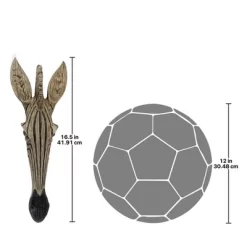 Design Toscano Animal Masks Of The Savannah Wall Sculptures Zebra -Outdoor Decoration Store GUEST b142887e 09c7 4985 8756 837e6c09f2bb