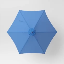 9'x9' Market Patio Umbrella - Light Wood Pole - Threshold™ -Outdoor Decoration Store GUEST b15f45bf 5723 462b b18e bf9dc87dff6c