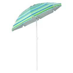 Tangkula 6.5 FT Patio Portable Beach Adjustable Umbrella W/ Folding Table & Sandbag Green -Outdoor Decoration Store GUEST b21b0662 5111 4d1d b8b7 0d524e1a2291