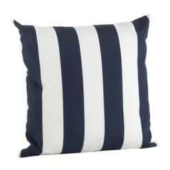 17"x17" Striped Poly Filled Indoor/Outdoor Accent Square Throw Pillow - Saro Lifestyle -Outdoor Decoration Store GUEST b2ae2047 5721 445e 9a81 c5ff3ba144b3