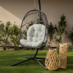 44" X 27" X 4" Sunbrella Outdoor Egg Chair Cushion - Sorra Home -Outdoor Decoration Store GUEST b4e072ff e56f 415d abe4 55cfc95716e1
