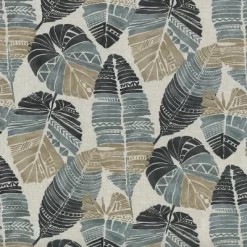 2pc 18.5"x15.5" Outdoor/Indoor Rounded Chair Pad Hixon Stone Black - Pillow Perfect -Outdoor Decoration Store GUEST b57ee123 cb91 4cc0 acf4 dbfcc4c9a7d4