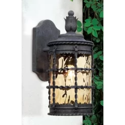 Minka Lavery Mallorca Collection 16" High Iron Outdoor Wall Light -Outdoor Decoration Store GUEST b5ff7c2d 8c37 461b 91eb 26674d90ef9c