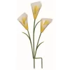 Transpac Metal 26" White Spring Calla Lily Yard Stake -Outdoor Decoration Store GUEST b673163c 1618 46dc b46d a5c681868490