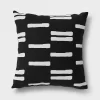 2pk Stripe Outdoor Throw Pillows DuraSeason Fabric™ Black/White - Project 62™ -Outdoor Decoration Store GUEST b692a8c0 7152 425f 8e60 2d6b50612ce2