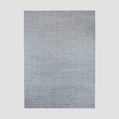 Drum Weave Outdoor Rug Blue - Threshold 6 Drum Weave Outdoor Rug Blue - Threshold - Image 4