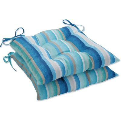 Outdoor/Indoor Tufted Seat Cushions Dina - Pillow Perfect 8 Outdoor/Indoor Tufted Seat Cushions Dina - Pillow Perfect - Image 6