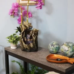 Sunnydaze Decor Sunnydaze Indoor Home Decorative Cascading Caves Waterfall Tabletop Water Fountain With LED Lights - 14" -Outdoor Decoration Store GUEST b80f0e5d 4749 475d ad6d 64c0dafc90bb