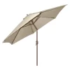 9' X 9' Round Lighted Patio Umbrella - Beige 1 9' X 9' Round Lighted Patio Umbrella - Beige -Outdoor Decoration Store GUEST b8459b3f 1235 4a32 9510 1eb300248275