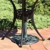 Sunnydaze Decor Sunnydaze Outdoor Heavy-Duty Cast Iron Decorative Design Patio Yard Round Umbrella Base Stand - 17" - Green 2 Sunnydaze Decor Sunnydaze Outdoor Heavy-Duty Cast Iron Decorative Design Patio Yard Round Umbrella Base Stand - 17" - Green -Outdoor Decoration Store GUEST b8f7c1e7 f33e 4e59 9725 6af572d253ec