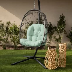 44" X 27" X 4" Sunbrella Outdoor Egg Chair Cushion - Sorra Home -Outdoor Decoration Store GUEST b9688ea8 bc86 42a3 85e1 cf31a630d368