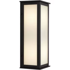 John Timberland Modern Outdoor Wall Light Fixtures Set Of 2 Black 12 3/4" Milky White Glass Panels For Post Exterior Barn Deck -Outdoor Decoration Store GUEST b9cbc6b9 0dfb 45e9 93ec b2a7b2370431