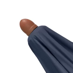 9' X 9' Round Wood Grain Steel Patio Umbrella Navy Blue - Astella -Outdoor Decoration Store GUEST b9e92009 0e39 410c b1d8 1b099a708f6d