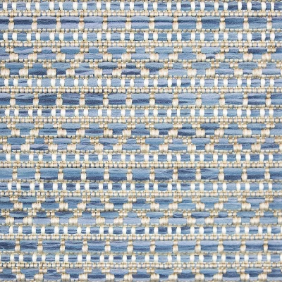 Drum Weave Outdoor Rug Blue - Threshold 4 Drum Weave Outdoor Rug Blue - Threshold - Image 2