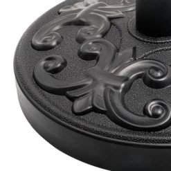 28.83lbs Patio Market Umbrella Circular Base Holder Filled With Concrete/Cement - Crestlive Products -Outdoor Decoration Store GUEST ba8390c8 2675 4390 ace5 f6ea4a933cfb