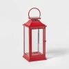 17" Decorative Metal Christmas Lantern Red - Wondershop™ -Outdoor Decoration Store GUEST ba9afd48 15bf 4109 ad74 bcbd838a694e