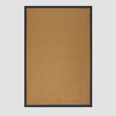 Troy Border Outdoor Rug Beige/Black - Christopher Knight Home 7 Troy Border Outdoor Rug Beige/Black - Christopher Knight Home - Image 5