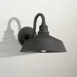 Franklin Iron Works Arnett Rustic Industrial Farmhouse Outdoor Barn Light Fixtures Set Of 2 Black Gooseneck 10 1/2" For Exterior Deck House Porch Yard 16 Franklin Iron Works Arnett Rustic Industrial Farmhouse Outdoor Barn Light Fixtures Set Of 2 Black Gooseneck 10 1/2" For Exterior Deck House Porch Yard -Outdoor Decoration Store GUEST baea9f58 a582 4c81 bb32 83e950e1e005