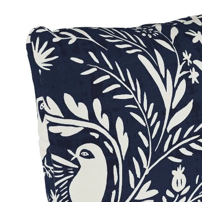 Suki Chinois Outdoor Throw Pillow Navy - Skyline Furniture 4 Suki Chinois Outdoor Throw Pillow Navy - Skyline Furniture - Image 2