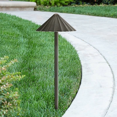 John Timberland Davenport Bronze Scalloped 3 Watt LED Landscape Path Light 3 John Timberland Davenport Bronze Scalloped 3 Watt LED Landscape Path Light