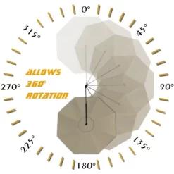 Aoodor 9.64FT Offset Hanging Umbrella Aluminum Cantilever Umbrella -Outdoor Decoration Store GUEST bcd86193 5552 4fc4 9cd7 3c095e86ec0d