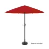 Nature Spring Steel Patio Umbrella For Table - Great For Deck, Balcony, Porch, Backyard, Or Poolside - 9', Red -Outdoor Decoration Store GUEST bd3ea2d2 661a 4640 bd45 da1018db117b