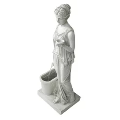 Design Toscano Hebe, Goddess Of Youth Garden Fountain - Off-White -Outdoor Decoration Store GUEST be5a71fe 7d69 4d1a 96e7 b3c417e86f27
