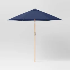 9'x9' Market Patio Umbrella - Light Wood Pole - Threshold™ -Outdoor Decoration Store GUEST be73022e d97d 40e5 9e1f 587397b2c049