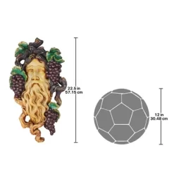 Design Toscano God Of The Grape Harvest Wall Sculpture -Outdoor Decoration Store GUEST be88ea3b 0460 477f 9788 f0f841fae1de