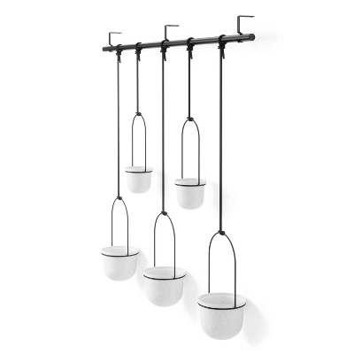 Triflora 5 Hanging Planter White - Umbra 4 Triflora 5 Hanging Planter White - Umbra - Image 2