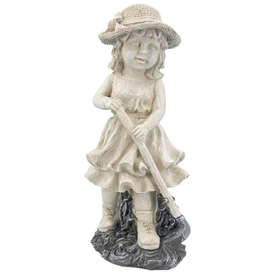 Design Toscano Young Gardener Girl Statue: Rebecca Medium 3 Design Toscano Young Gardener Girl Statue: Rebecca Medium