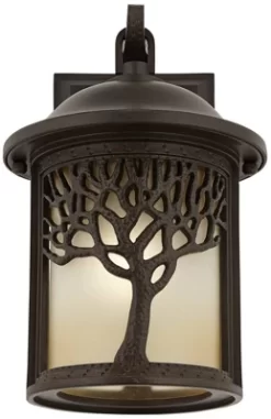John Timberland Mission Outdoor Wall Light Fixture Bronze Tree Motif 12 1/4" Amber Glass Lantern For Exterior House Porch Patio 13 John Timberland Mission Outdoor Wall Light Fixture Bronze Tree Motif 12 1/4" Amber Glass Lantern For Exterior House Porch Patio -Outdoor Decoration Store GUEST c09f7f22 b0a5 4807 bc0a 9b05b13c05e6