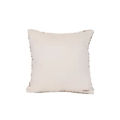 18x18" Hand Woven Rust Geo Stripe Outdoor Pillow Polyester With Polyester Fill By Foreside Home & Garden -Outdoor Decoration Store GUEST c108423f 4972 4bb3 822f 8a196bc82401