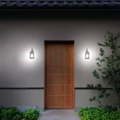 Solar Portable Hanging Outdoor Lantern With Hanger Black - Techko Maid -Outdoor Decoration Store GUEST c1194e7b 6380 4641 bc5f 756b10876c3a