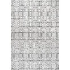 NuLOOM Valerie Textured Geometric Indoor/Outdoor Patio Area Rug -Outdoor Decoration Store GUEST c1c6469d cc4b 4216 8a94 c000de734fe0
