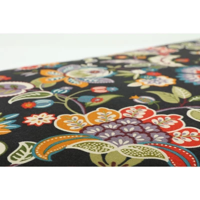 Set Of 2 Outdoor/Indoor Over-Sized Rectangular Throw Pillows Telfair Midnight Black - Pillow Perfect 4 Set Of 2 Outdoor/Indoor Over-Sized Rectangular Throw Pillows Telfair Midnight Black - Pillow Perfect - Image 2