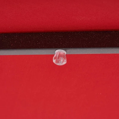 9' X 9' Solar LED Patio Umbrella With Tilt Adjustment And Crank Lift Red - Wellfor 8 9' X 9' Solar LED Patio Umbrella With Tilt Adjustment And Crank Lift Red - Wellfor - Image 6