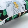 Set Of 2 Magnolia Outdoor/Indoor Throw Pillows Black - Pillow Perfect 1 Set Of 2 Magnolia Outdoor/Indoor Throw Pillows Black - Pillow Perfect -Outdoor Decoration Store GUEST c3cc9a5c a561 40d8 8092 811c36166d95